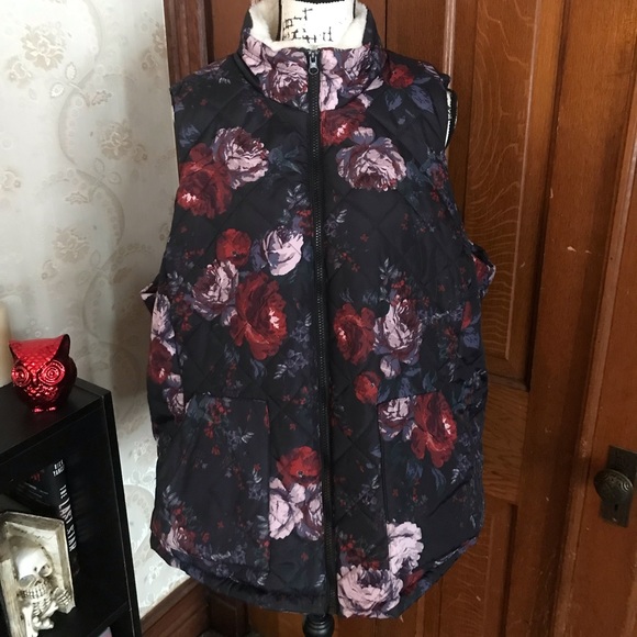 Maurices Jackets & Blazers - Maurices Plus Size Bomber Vest Floral